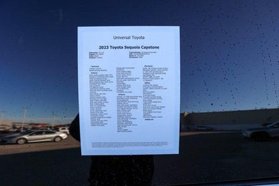 2023 Toyota SEQUOIA 4WD Capstone