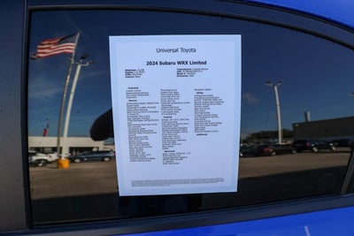 2024 Subaru WRX Limited
