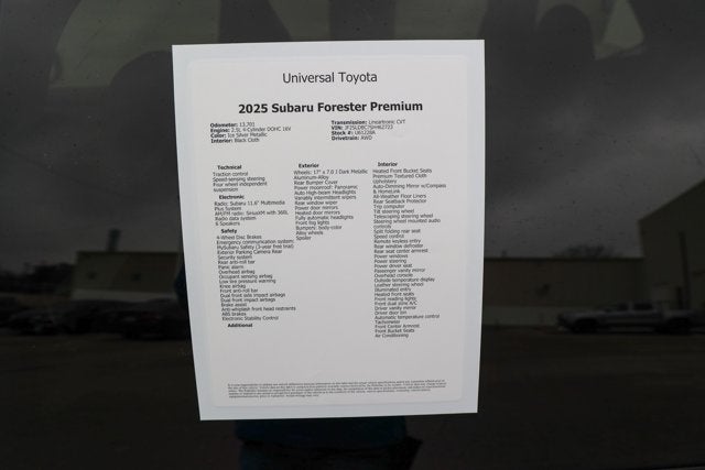 2025 Subaru Forester Premium