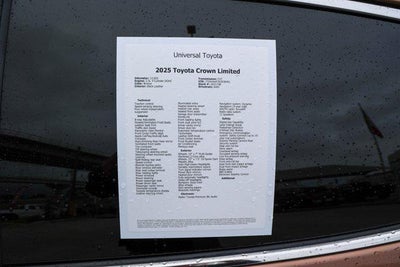 2025 Toyota CROWN Limited