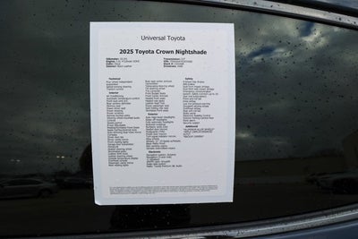 2025 Toyota CROWN Nightshade