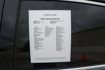 2024 Toyota Venza XLE