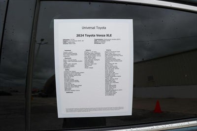 2024 Toyota Venza XLE