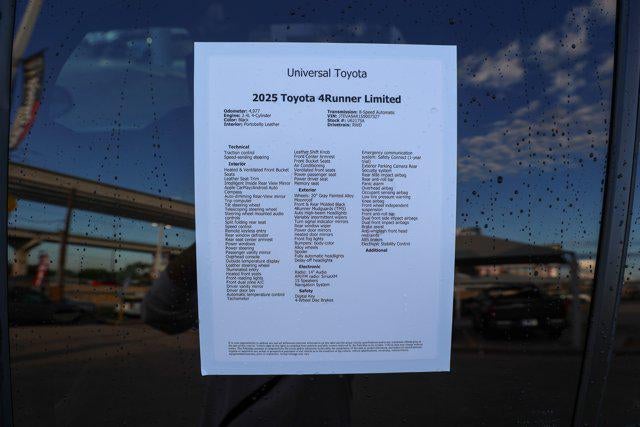 2025 Toyota 4RUNNER Limited