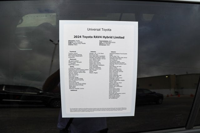 2024 Toyota RAV4 Hybrid Hybrid Limited