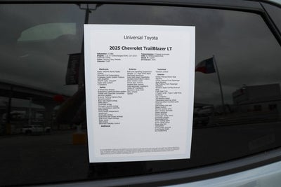 2025 Chevrolet Trailblazer LT