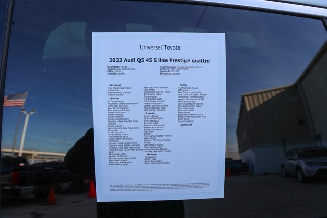 2023 Audi Q5 S line Prestige