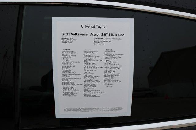 2023 Volkswagen Arteon SEL R-Line