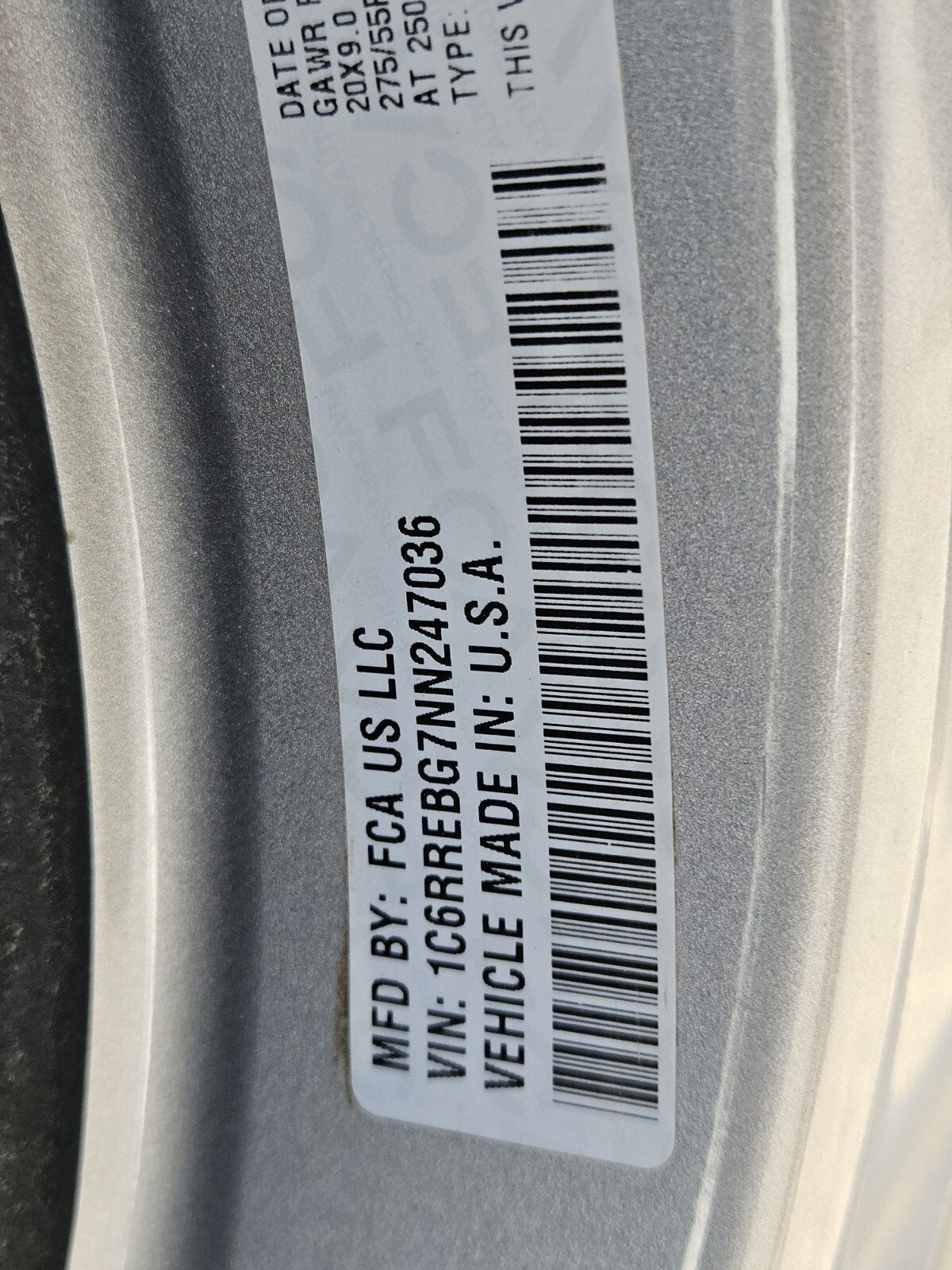 2022 RAM 1500 Lone Star