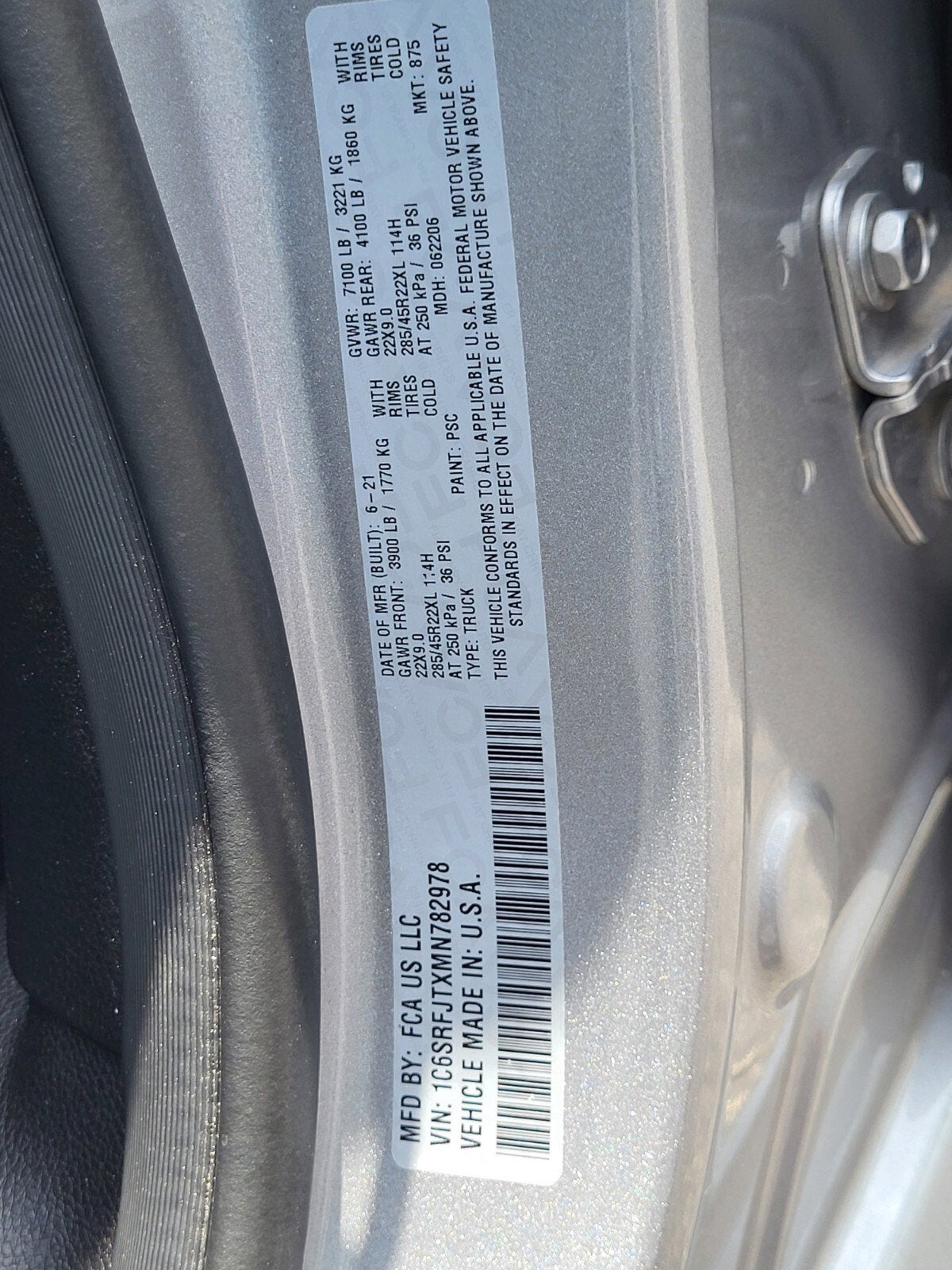 2021 RAM 1500 Laramie
