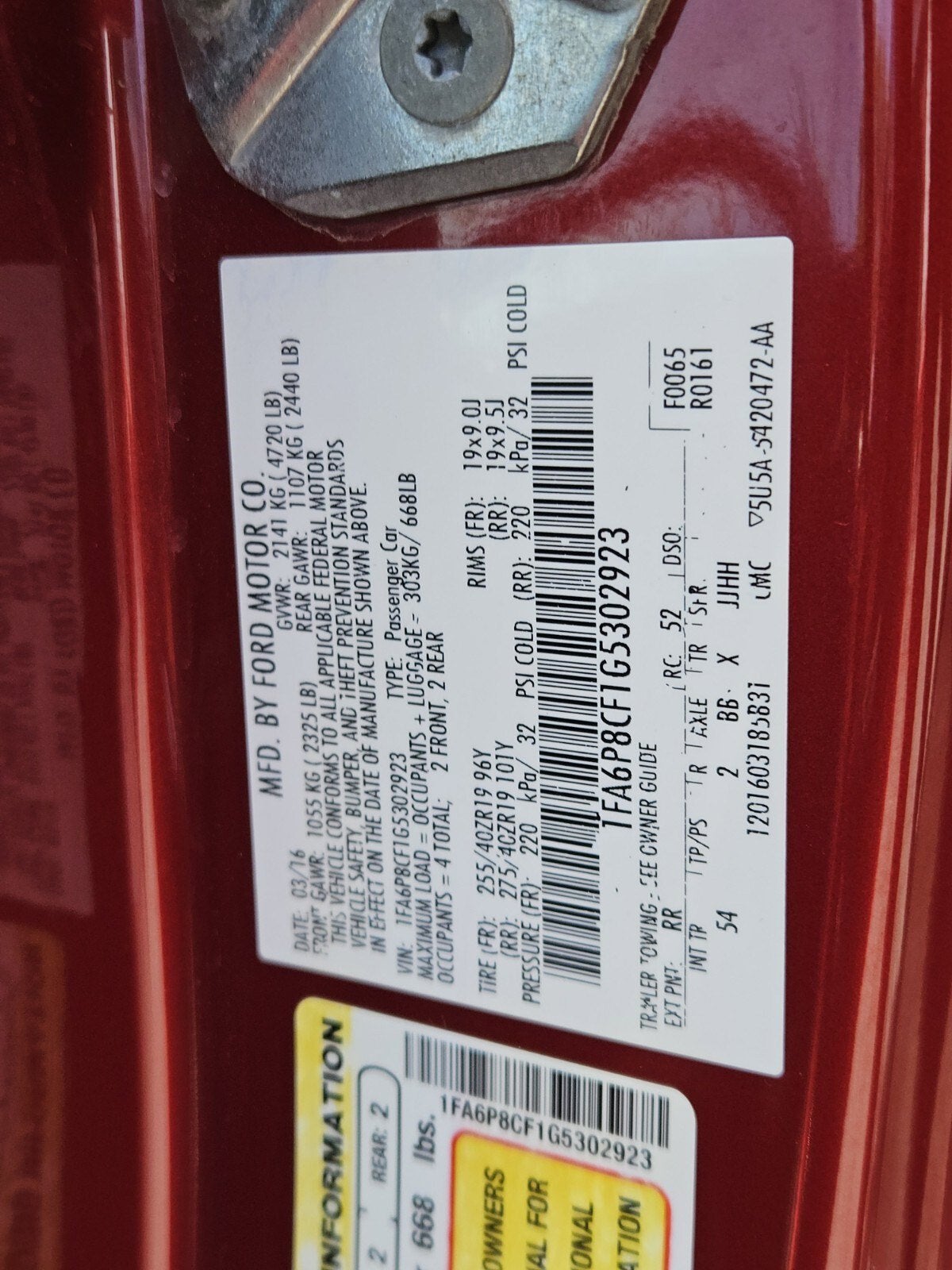 2016 Ford Mustang GT Premium