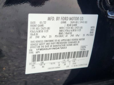 2022 Ford Explorer Timberline