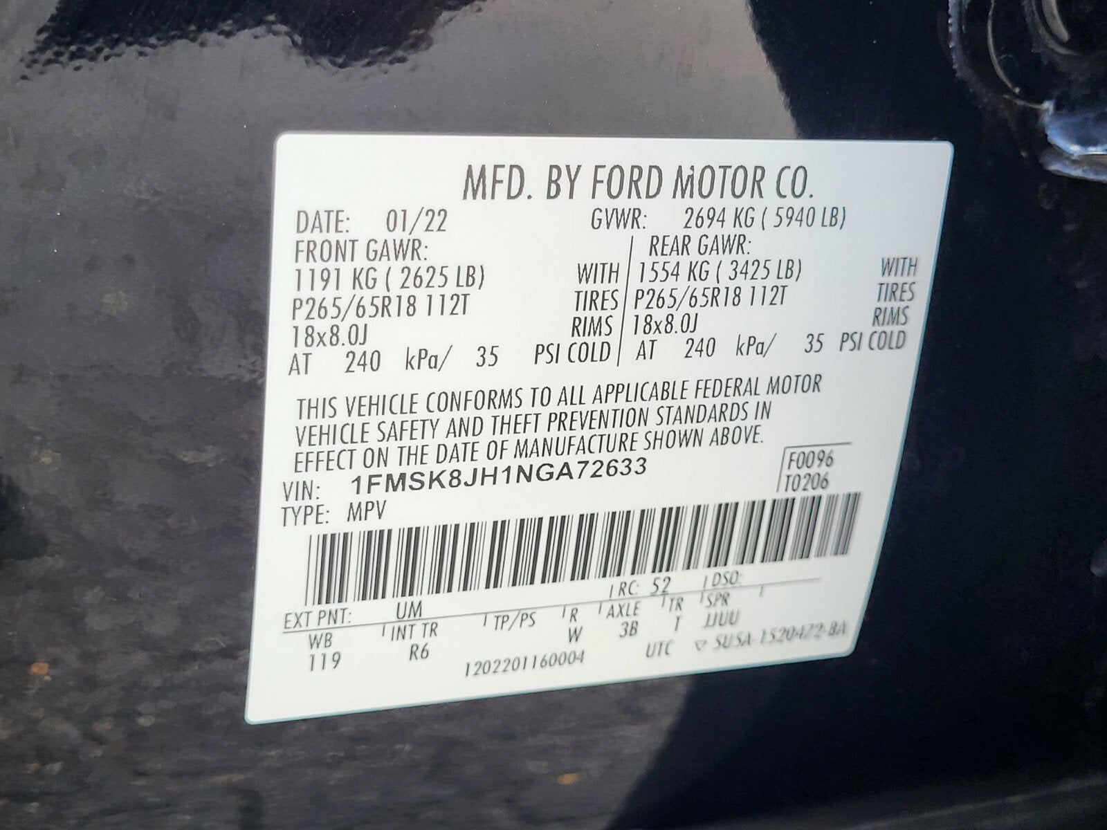 2022 Ford Explorer Timberline