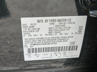 2022 Ford Explorer Timberline