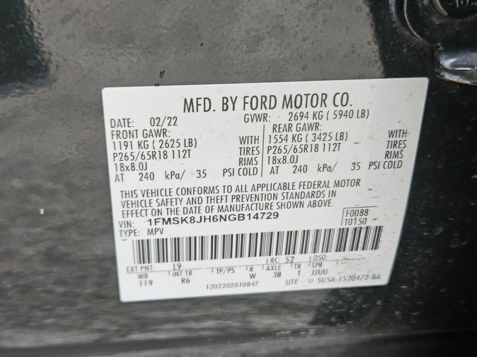 2022 Ford Explorer Timberline