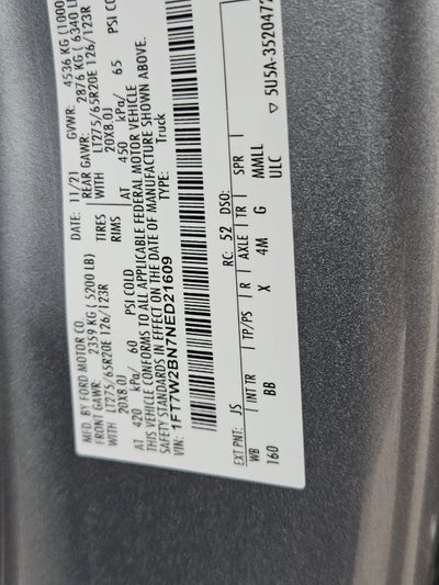 2022 Ford Super Duty F-250 SRW Platinum