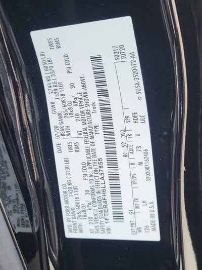 2020 Ford Ranger XLT