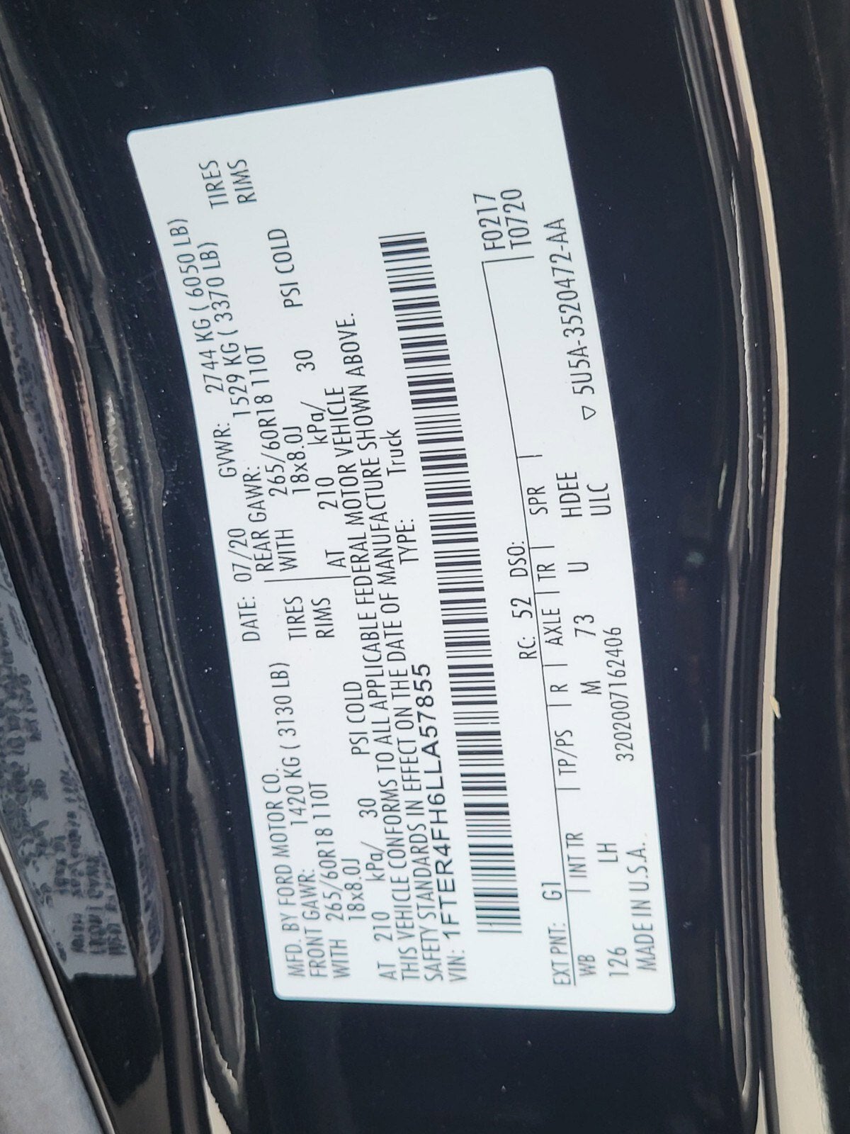 2020 Ford Ranger XLT