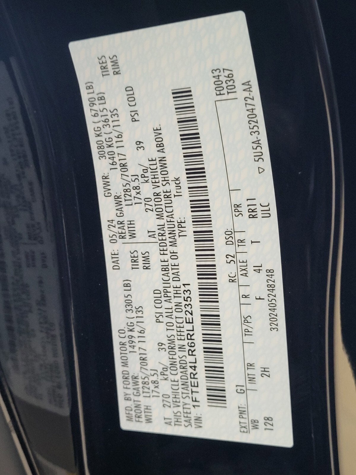 2024 Ford Ranger Raptor