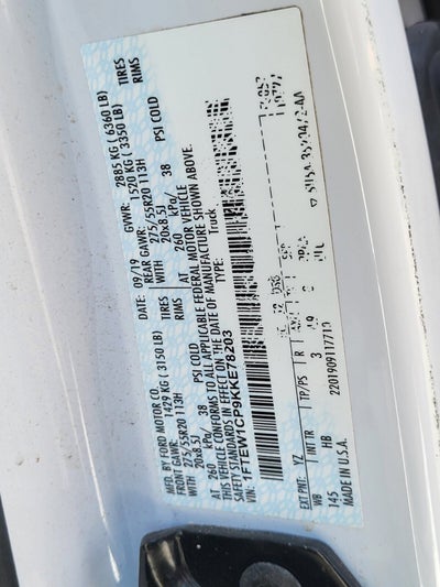 2019 Ford F-150 LARIAT