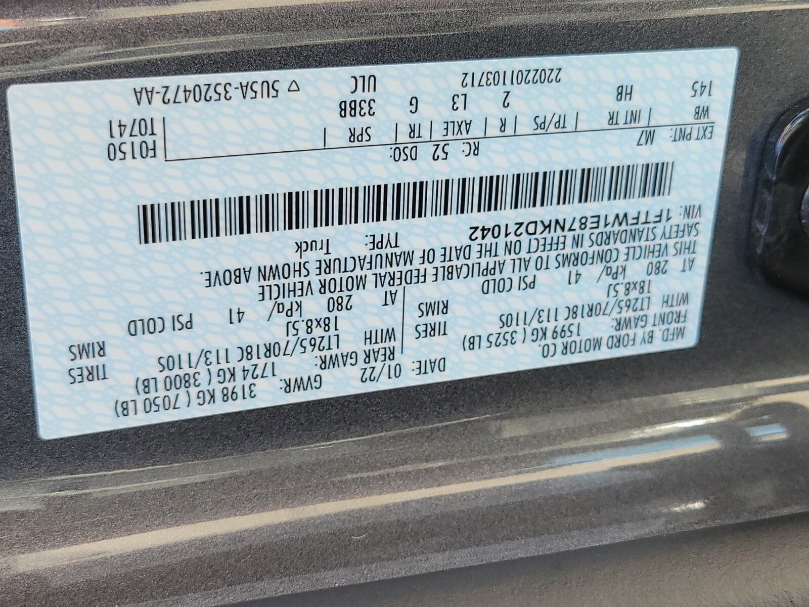 2022 Ford F-150 LARIAT