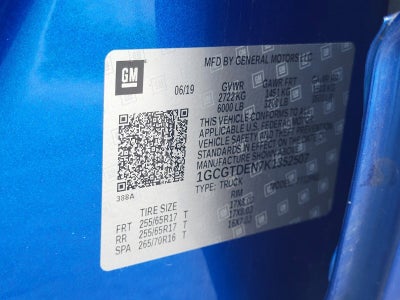 2019 Chevrolet Colorado 4WD Z71