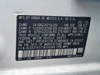 2026 Honda HR-V LX