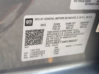 2021 GMC Sierra 1500 AT4