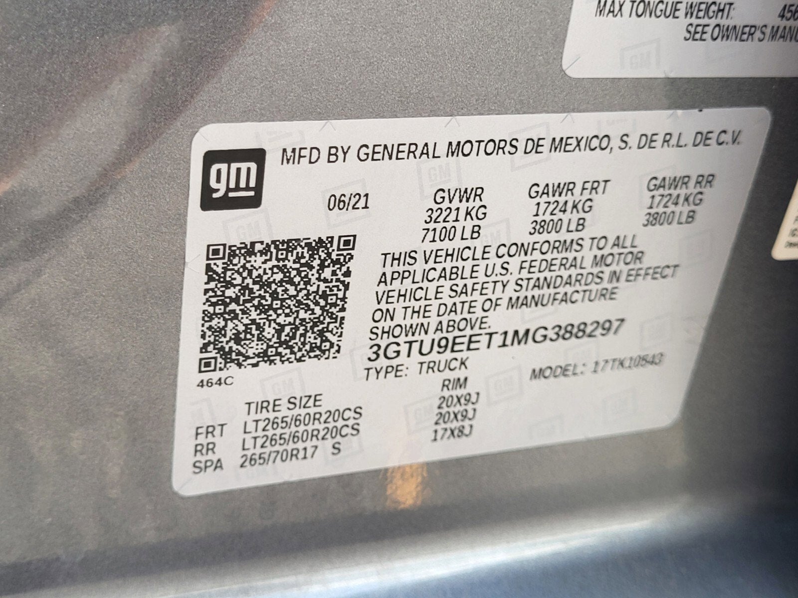 2021 GMC Sierra 1500 AT4