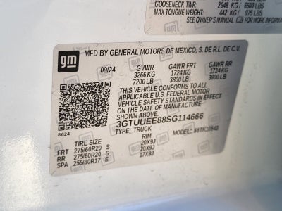 2025 GMC Sierra 1500 AT4