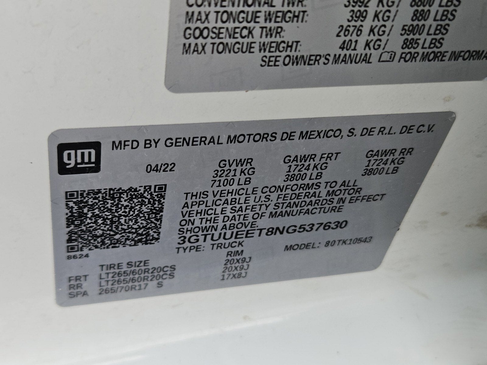 2022 GMC Sierra 1500 AT4