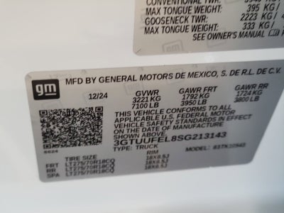 2025 GMC Sierra 1500 AT4X