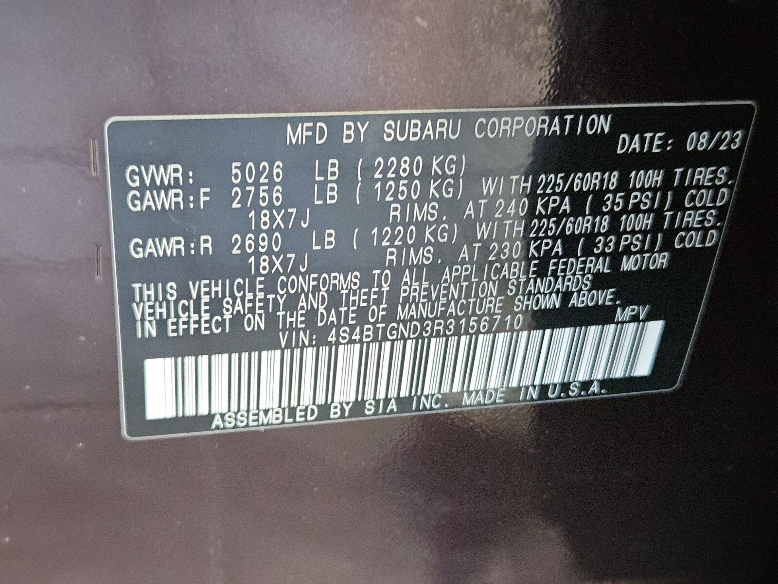 2024 Subaru Outback Limited XT