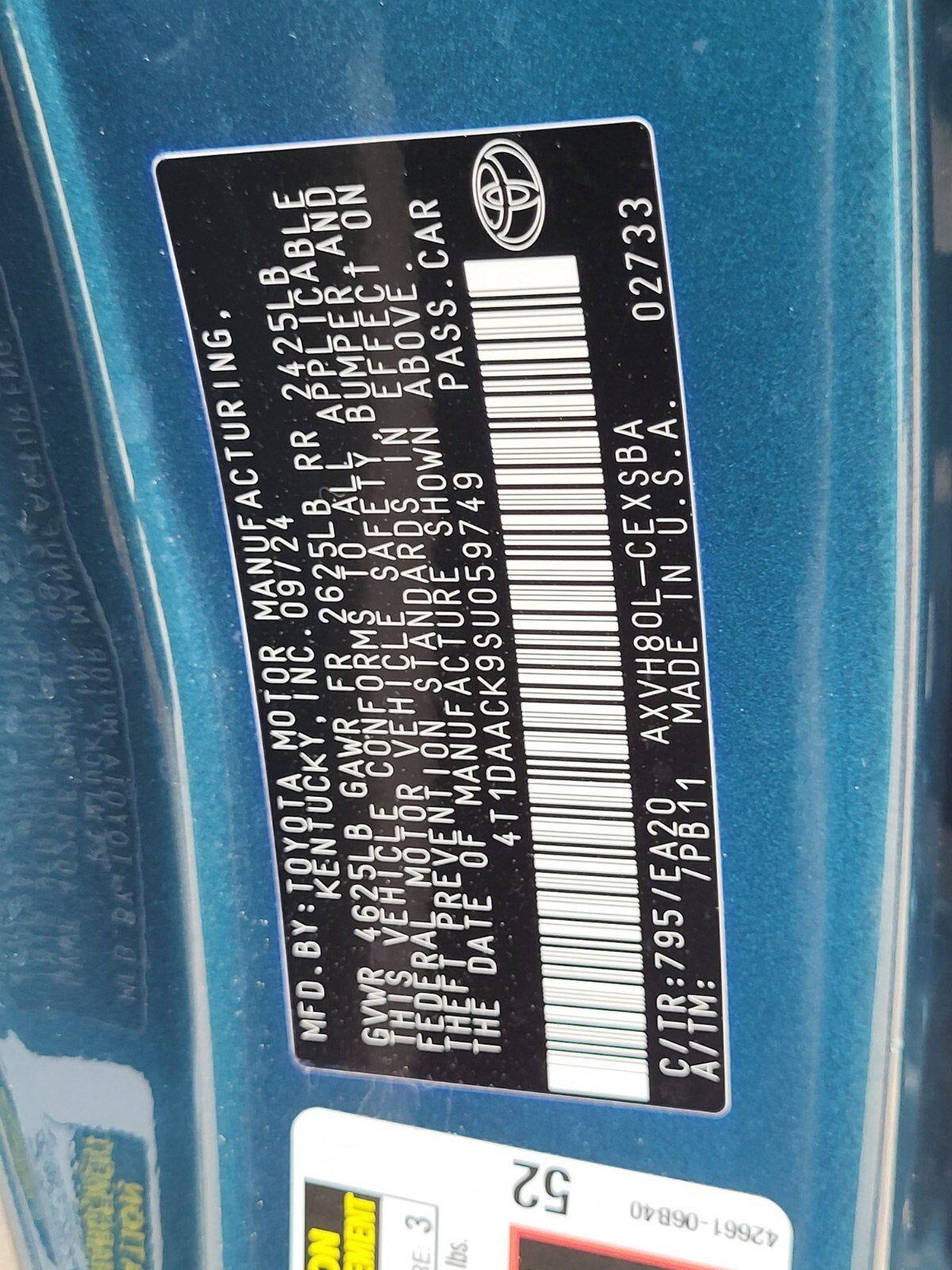 2025 Toyota Camry SE