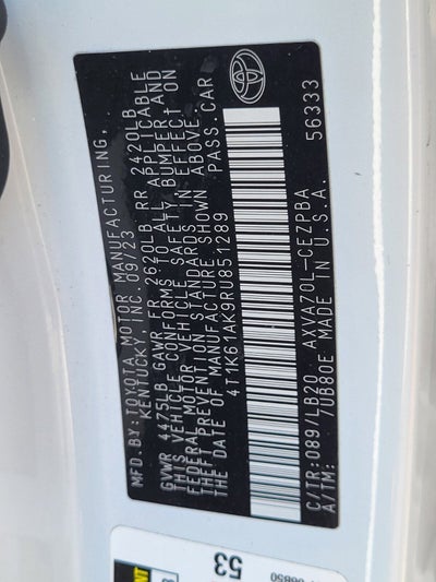 2024 Toyota Camry XSE