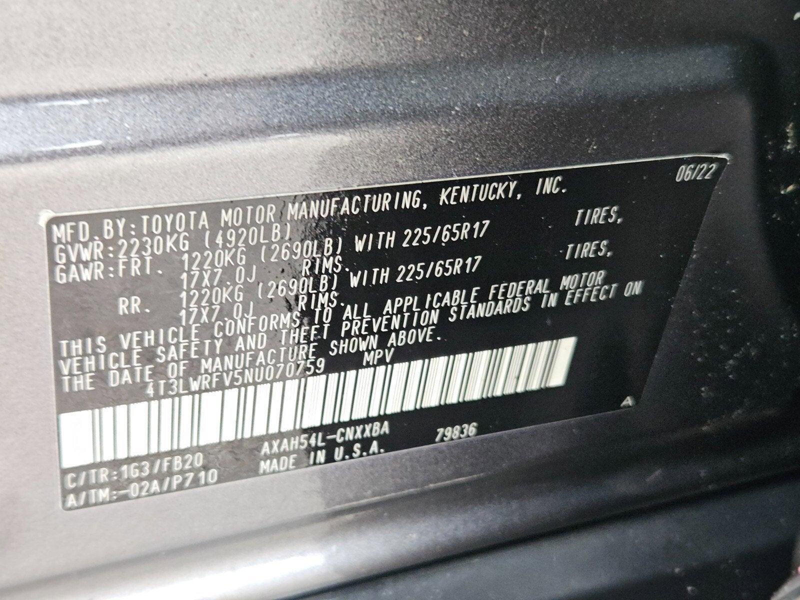 2022 Toyota RAV4 Hybrid LE