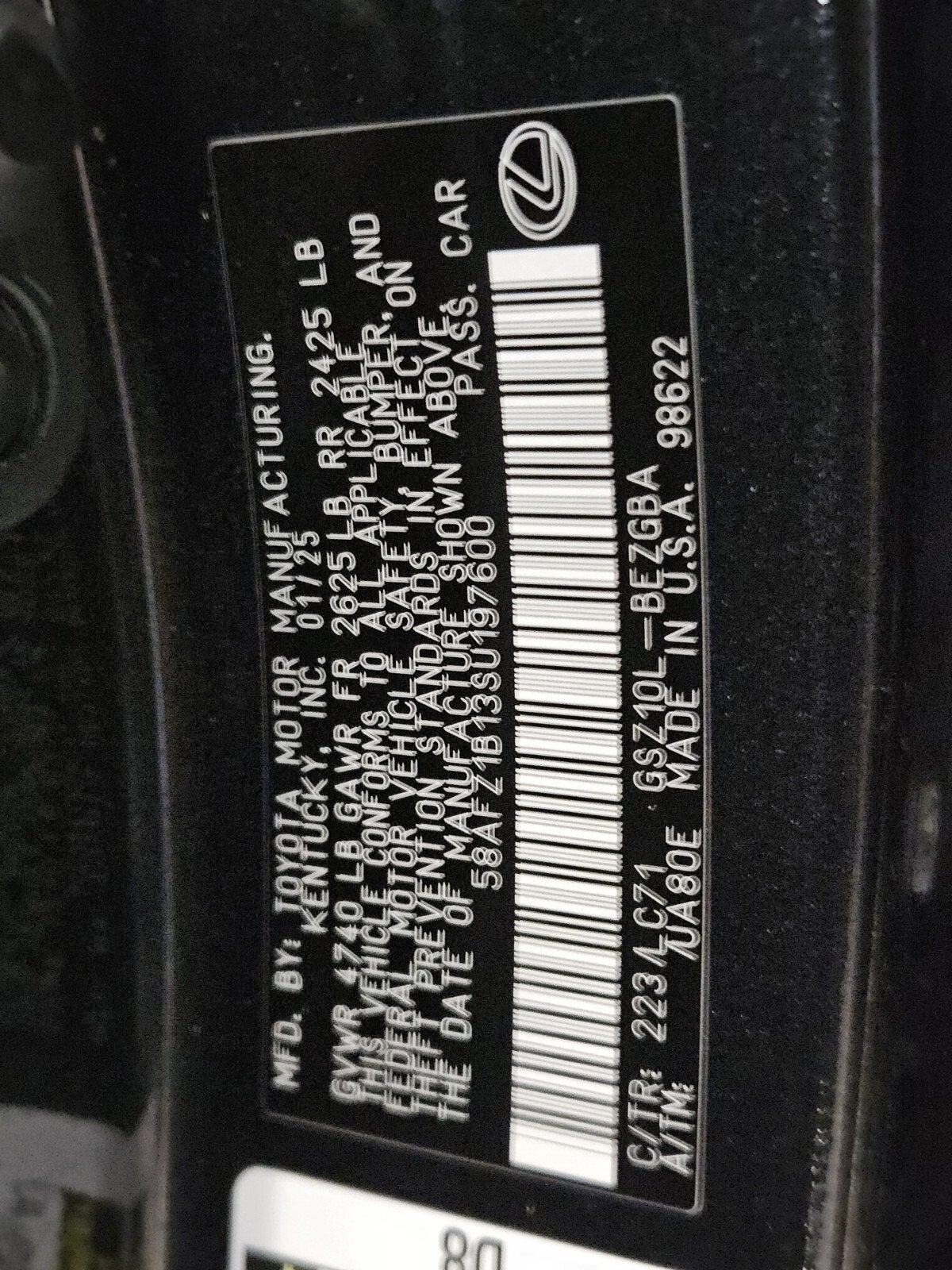 2025 Lexus ES ES 350 Ultra Luxury