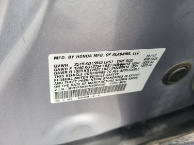 2017 Honda Pilot EX-L