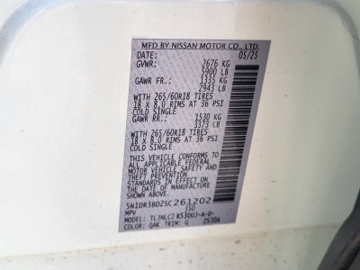 2025 Nissan Pathfinder Rock Creek