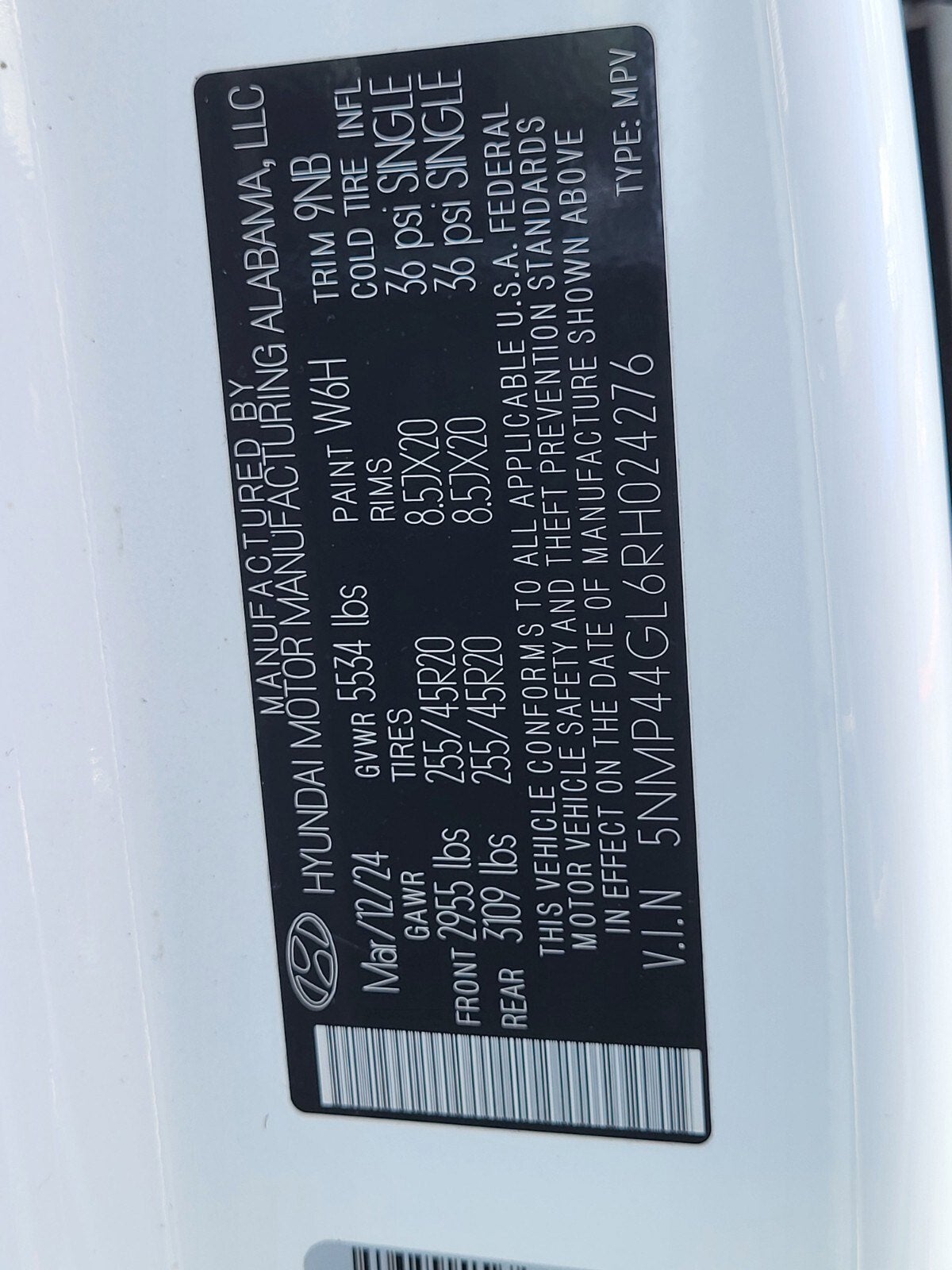 2024 Hyundai Santa Fe Limited