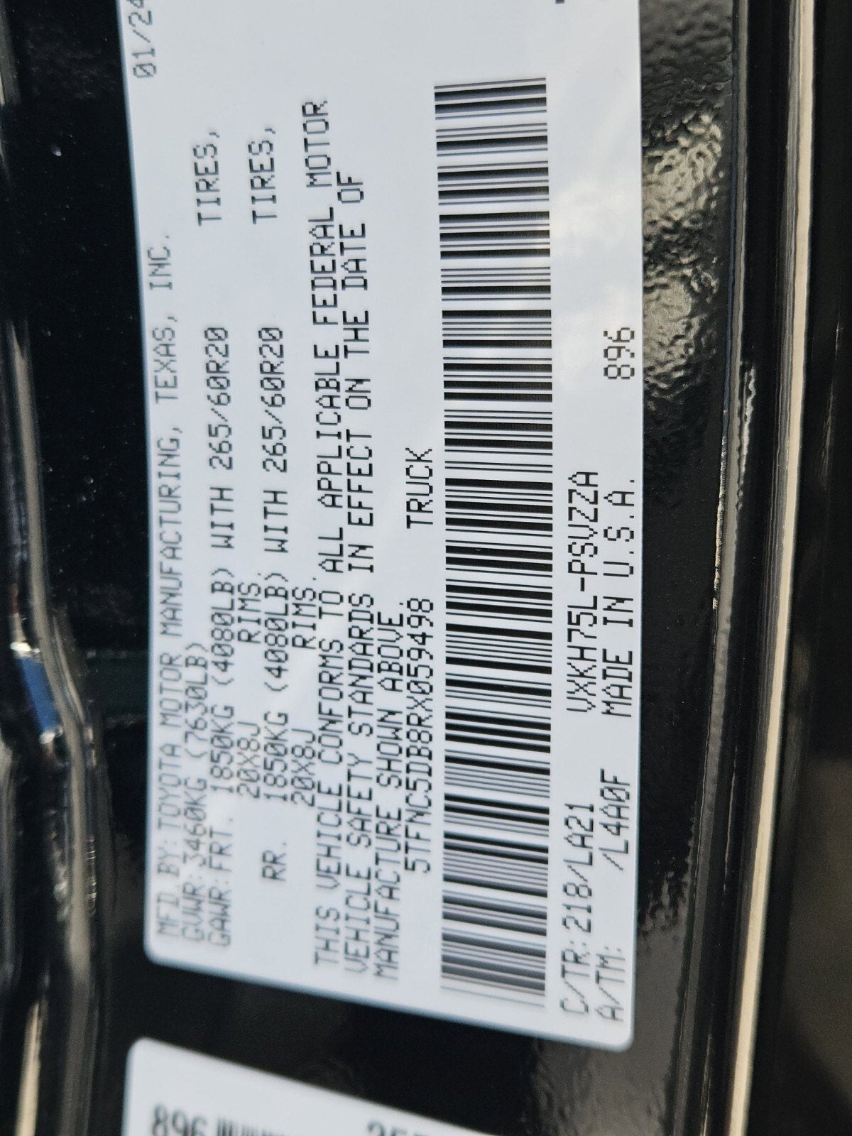 2024 Toyota Tundra 4WD Platinum Hybrid