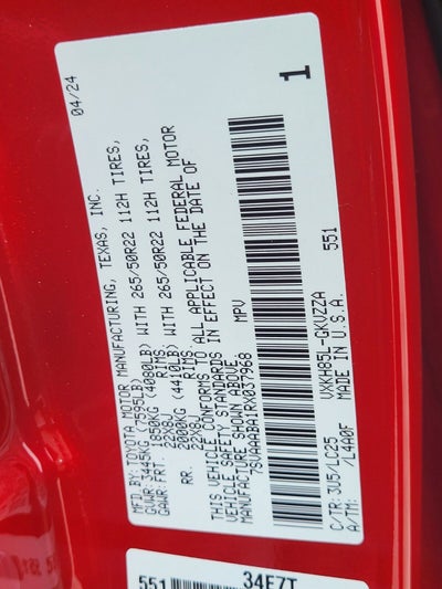 2024 Toyota Sequoia Capstone