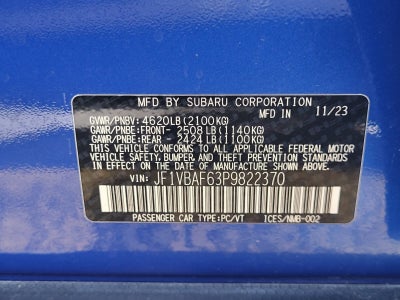 2023 Subaru WRX Premium