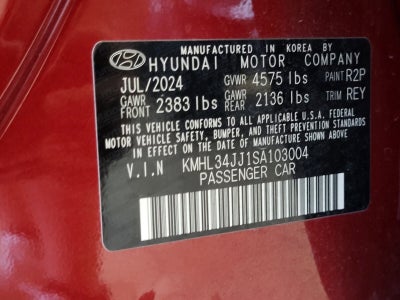 2025 Hyundai Sonata Hybrid SEL