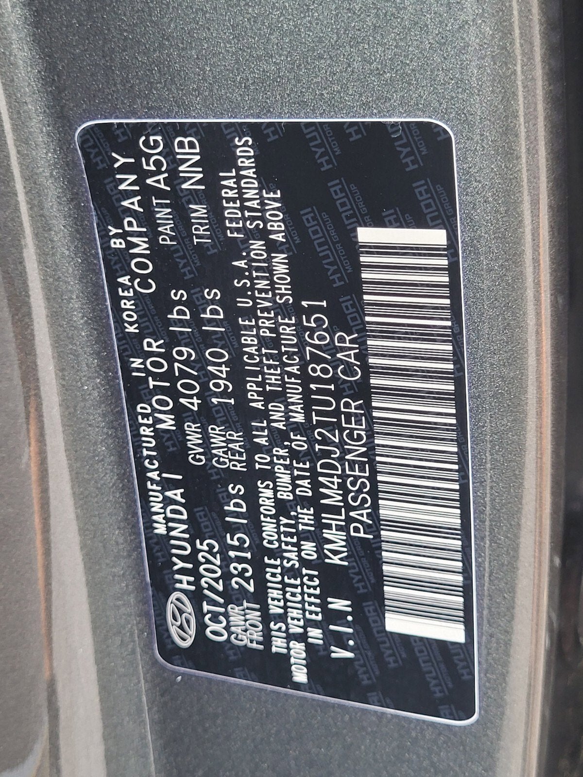 2026 Hyundai Elantra Hybrid Blue