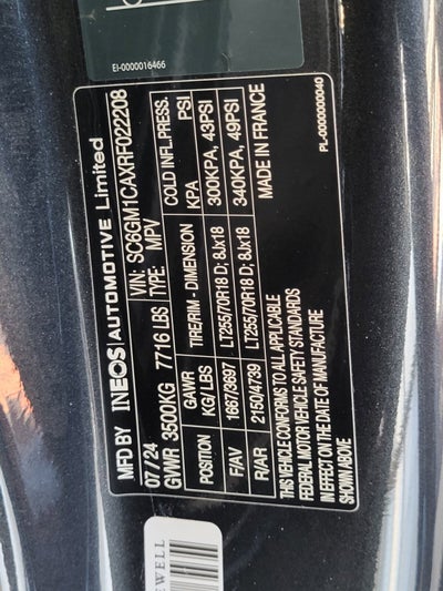 2024 INEOS Grenadier Station Wagon TRIALMASTER EDITI