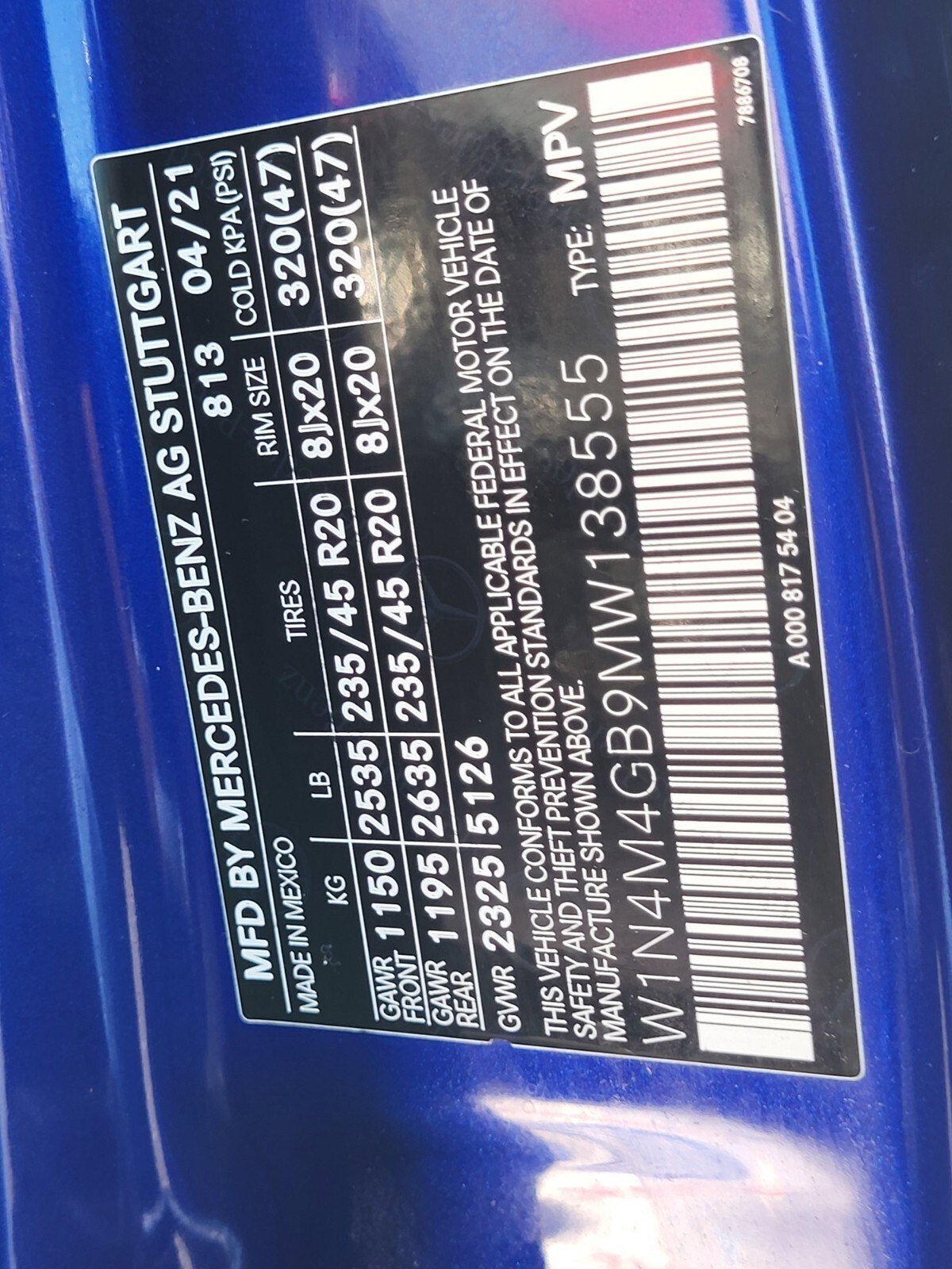 2021 Mercedes-Benz GLB GLB 250