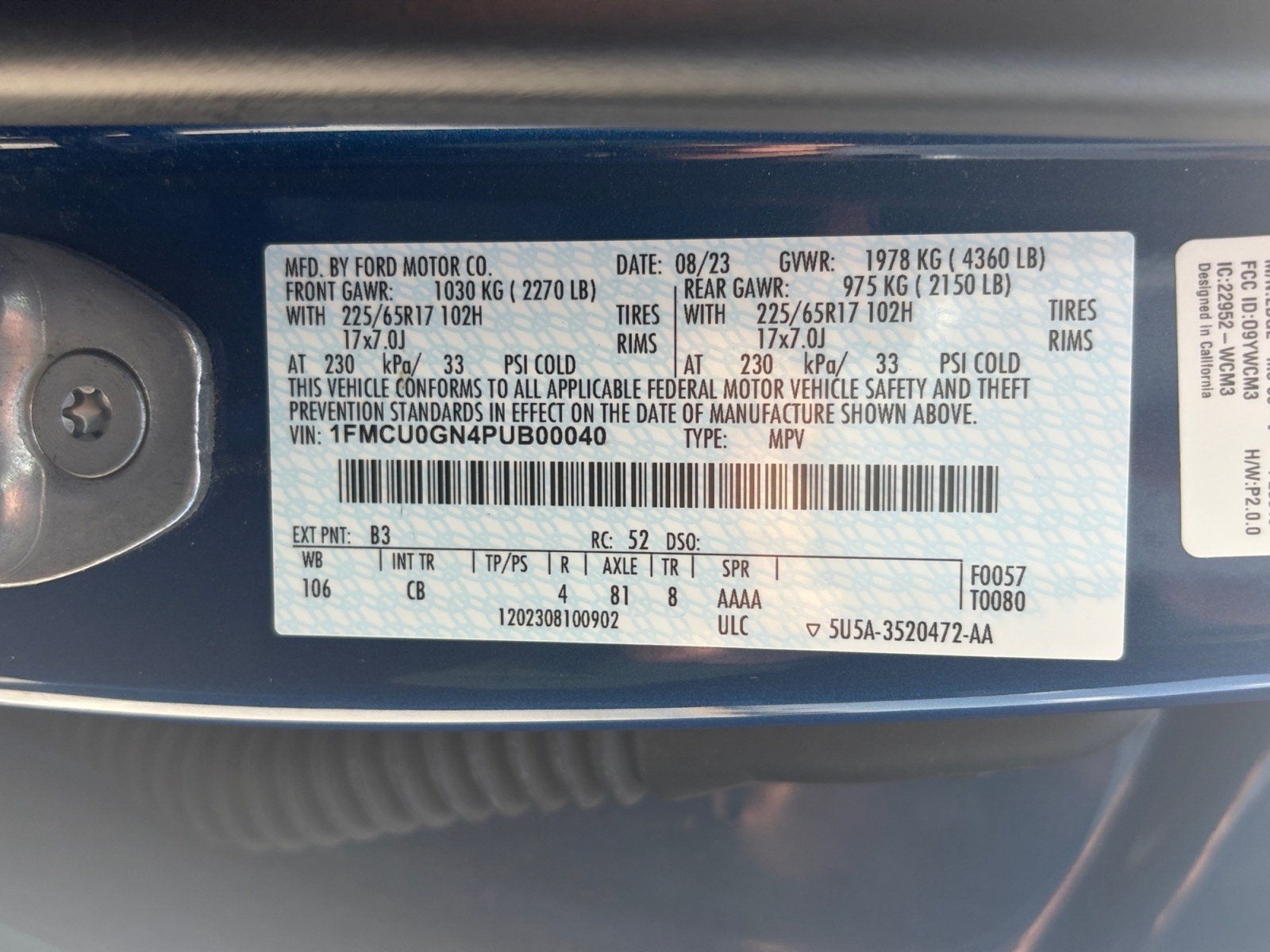 2023 Ford Escape Active