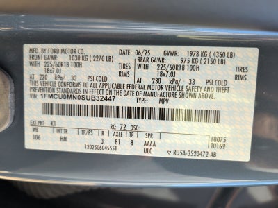 2025 Ford Escape ST-Line