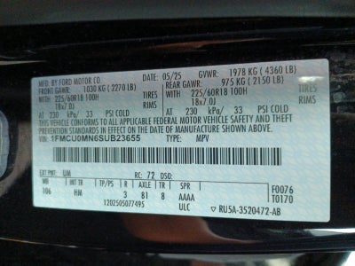 2025 Ford Escape ST-Line